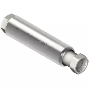 Компенсатор сильфонный осевой Hortum КСО-Р 3/4″ Ду20 Ру16, осевой ход 50 мм (20-16-50), внутренняя резьба, с защитным кожухом и внутренним экраном, длина 285 мм